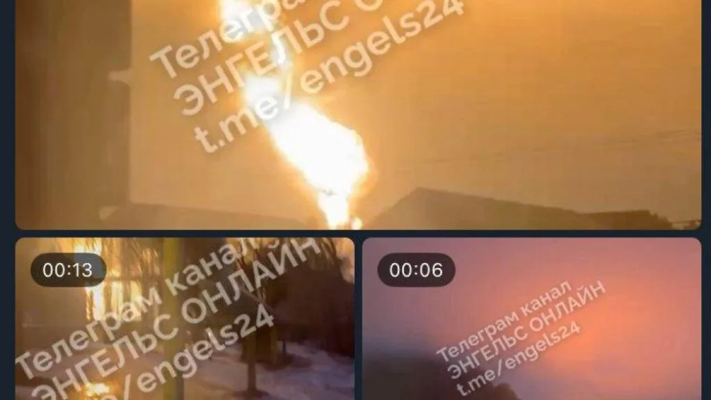 Нафтобаза в Енгельсі продовжує горіти: пожежа посилилася
