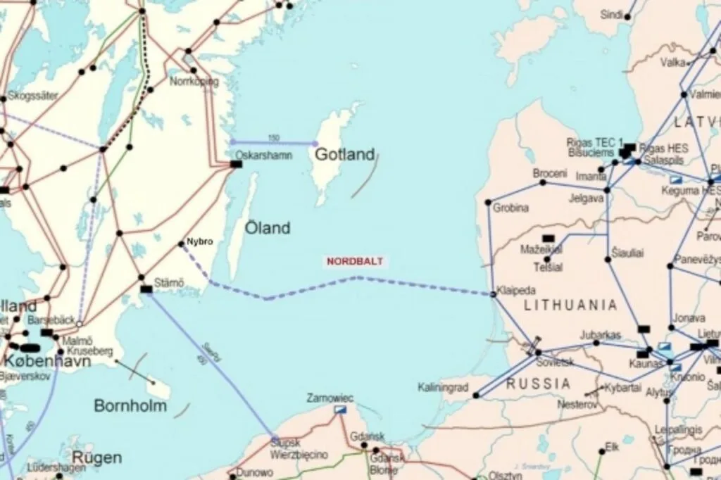 Між Швецією та Литвою було пошкоджено ще один кабель