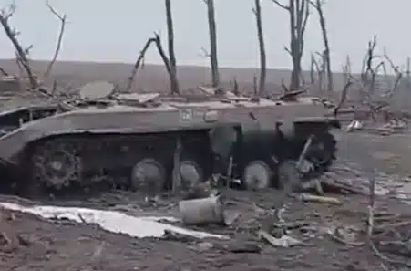 ЗСУ знищили колону техніки росіян на Курщині