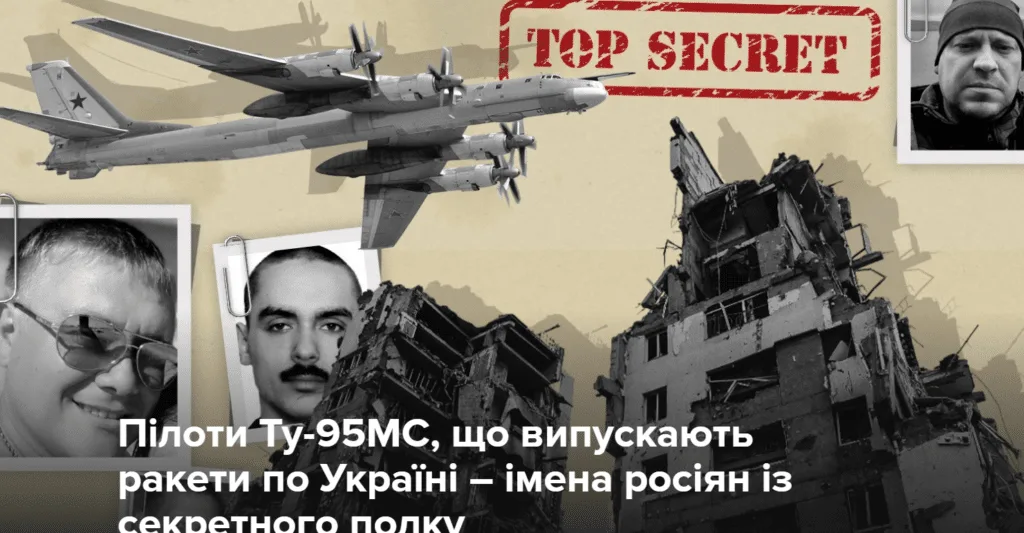 Пілоти Ту-95МС, що випускають ракети по Україні – імена росіян із секретного полку
