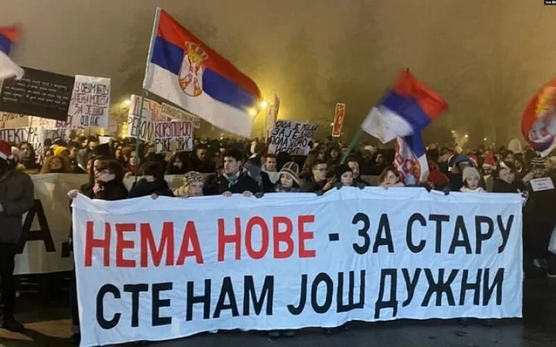У столиці Сербії масштабні протести проти уряду
