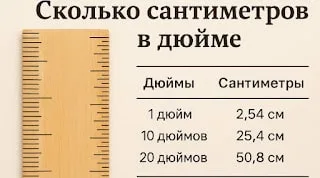 Дюйм в сантиметры – секрет точных измерений