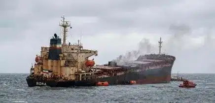 У Каспійському морі затонув корабель з іранською зброєю для РФ