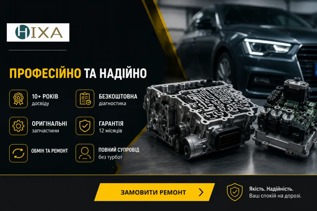 Ремонт мехатроніки та автоматичних коробок передач: сучасні рішення від HIXA