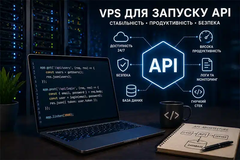 VPS для запуску API: коли потрібен окремий сервер і як його підготувати