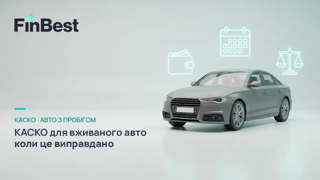 КАСКО для вживаного автомобіля: коли поліс справді виправданий